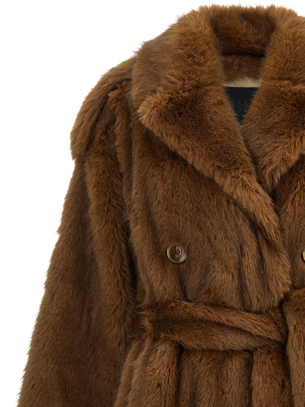 'Farrah' eco-fur coat