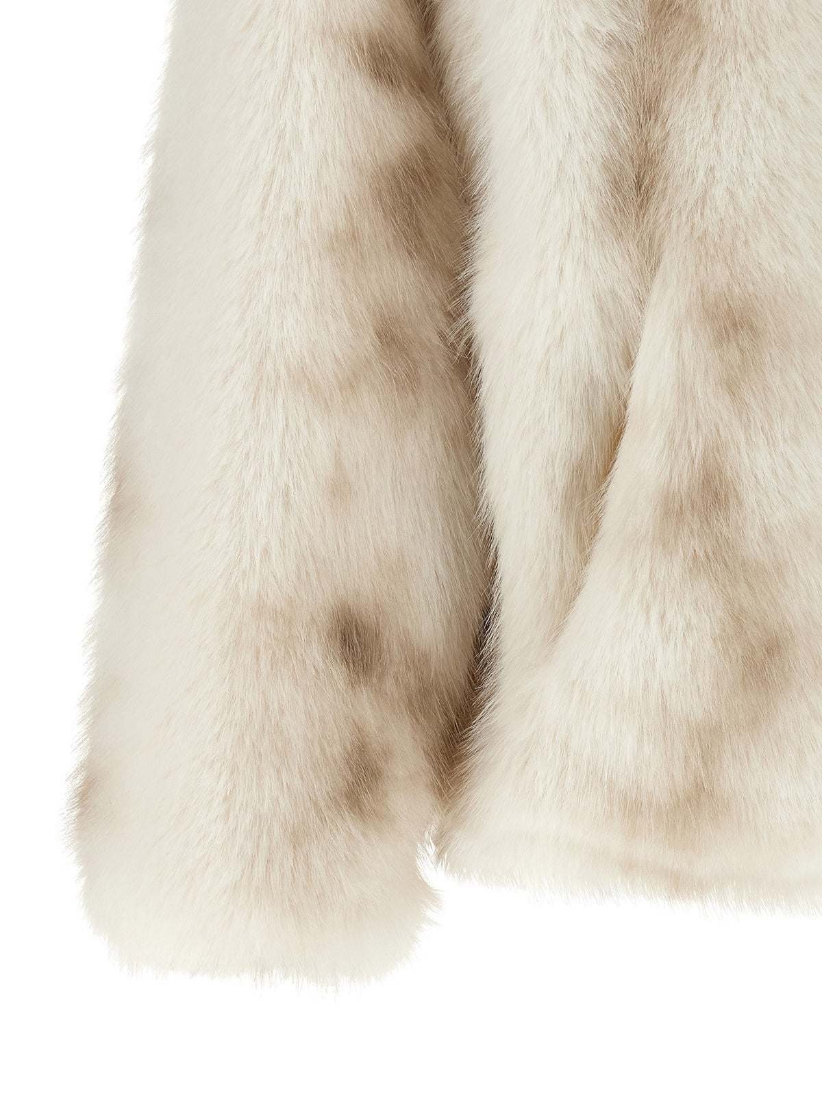 Faux fur bomber jacket