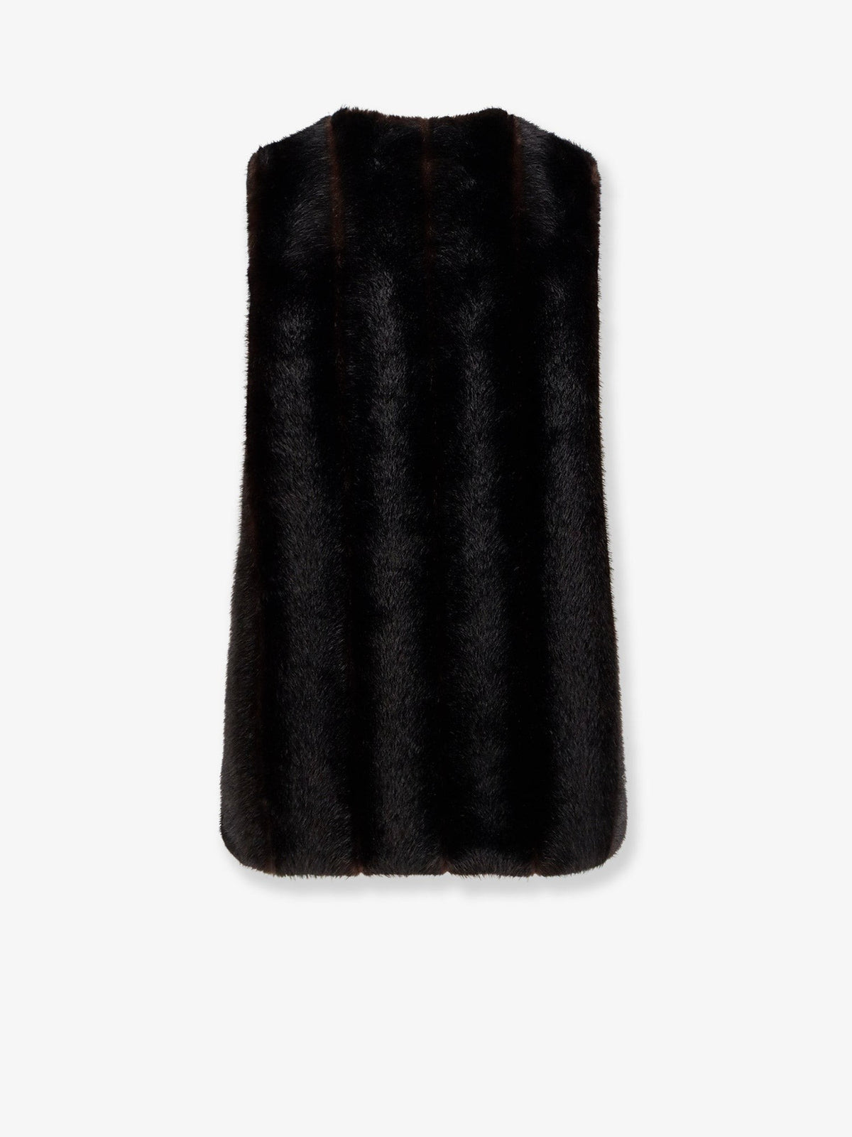 Faux shearling short dress