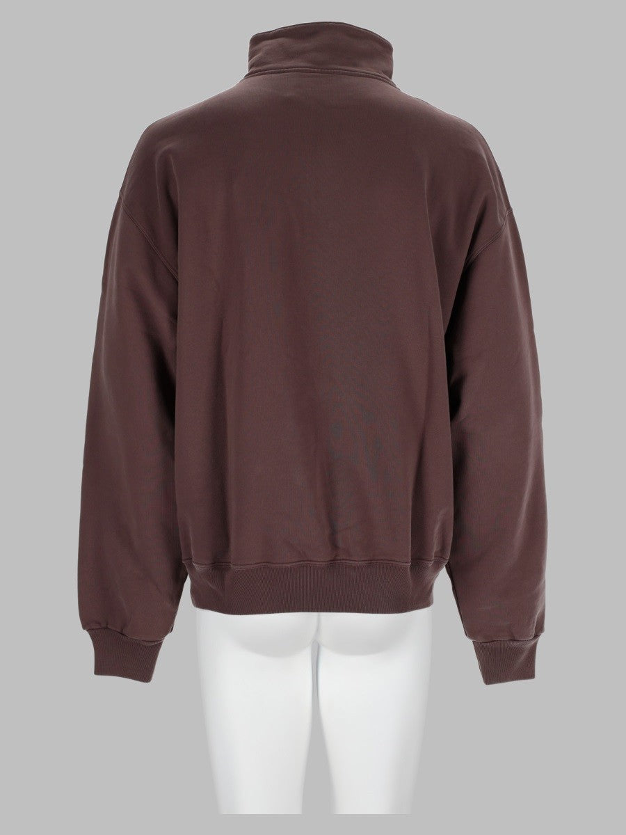 Felpa Con Logo E Zip
