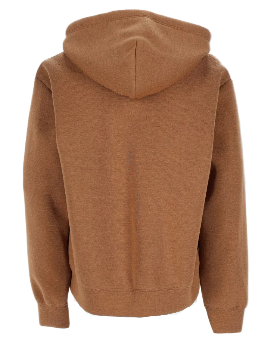 felpa con zip e cappuccio