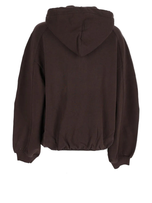 Felpa "Corso" Con Cappuccio e Zip
