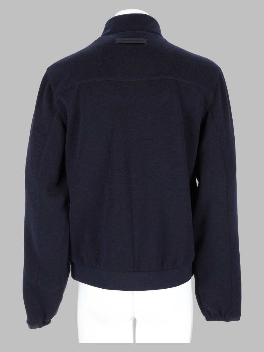 Felpa In Lana Misto Cotone e Seta Con Zip