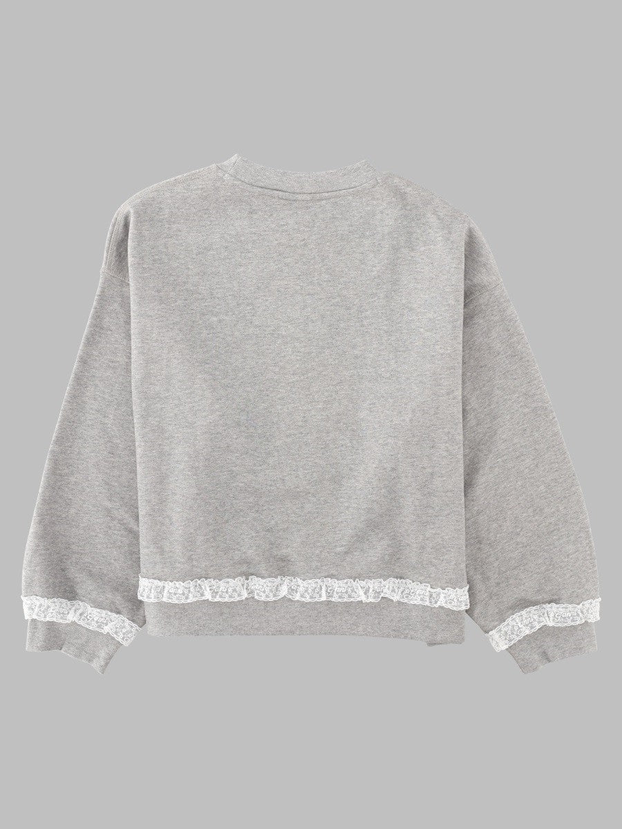 Felpa "Isoli" Con Patch Logo