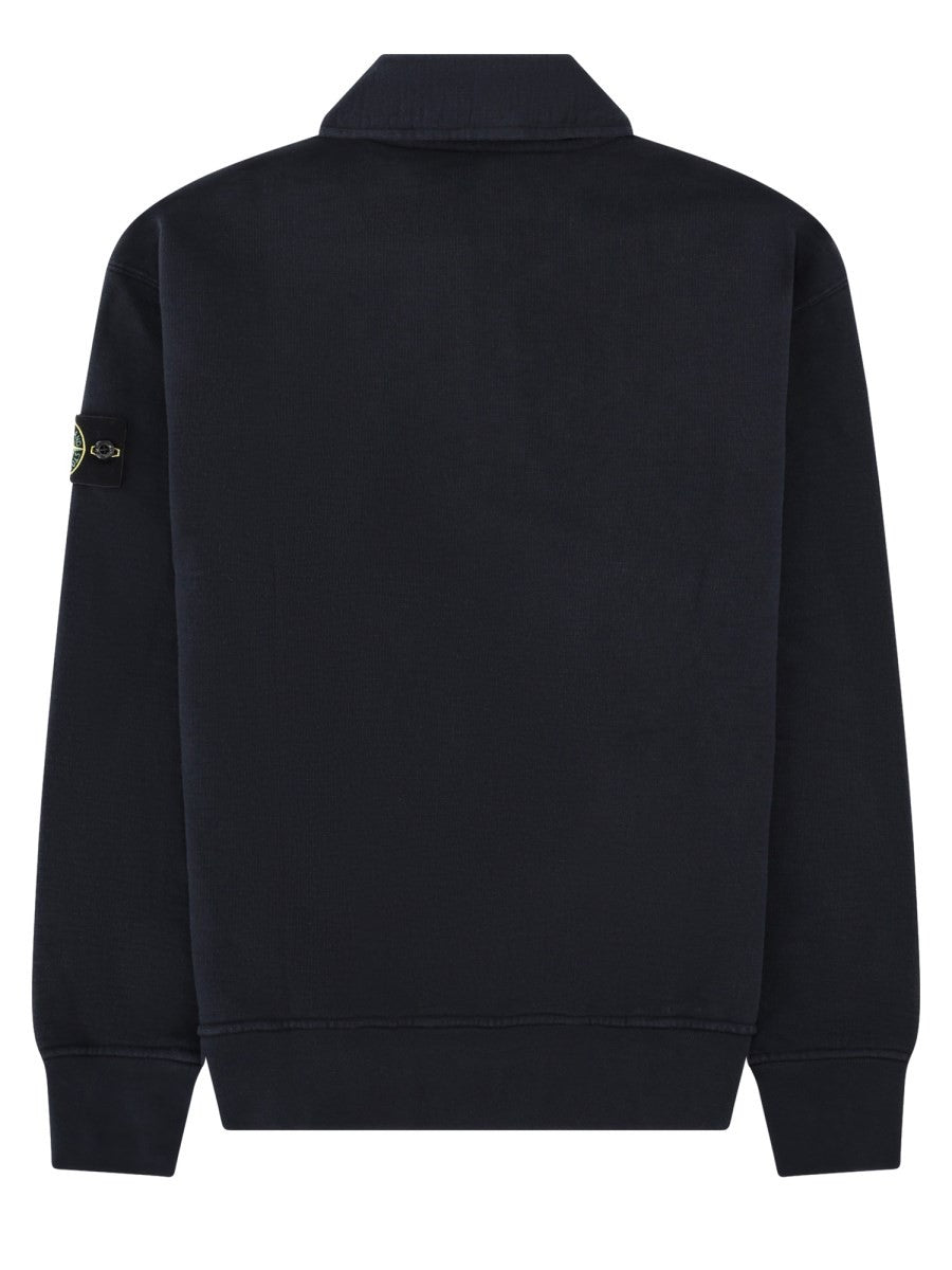 Felpa Oversize Con Colletto Polo