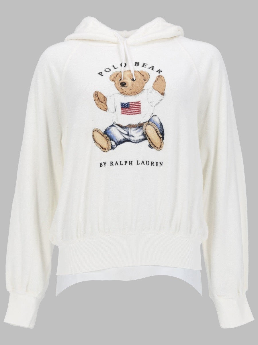 سويت شيرت "POLO BEAR" مزين بالشعار