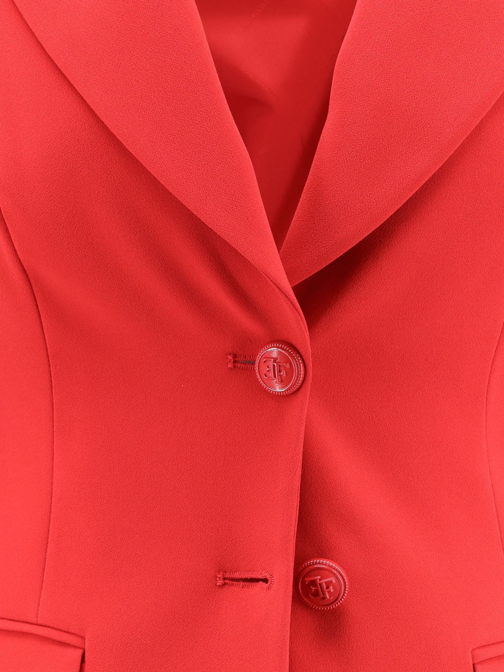 Fitted blazer with laces on the back
