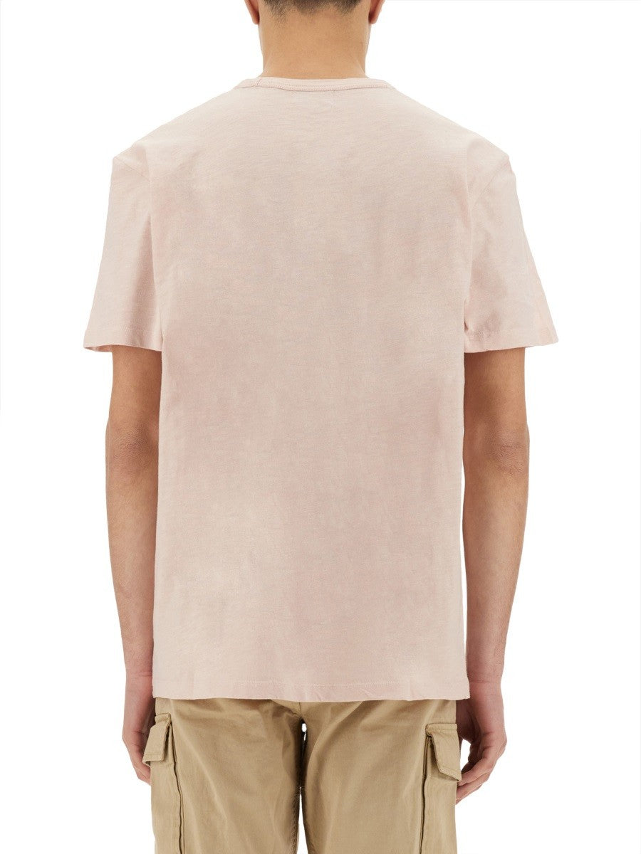 FLAMED COTTON T-SHIRT