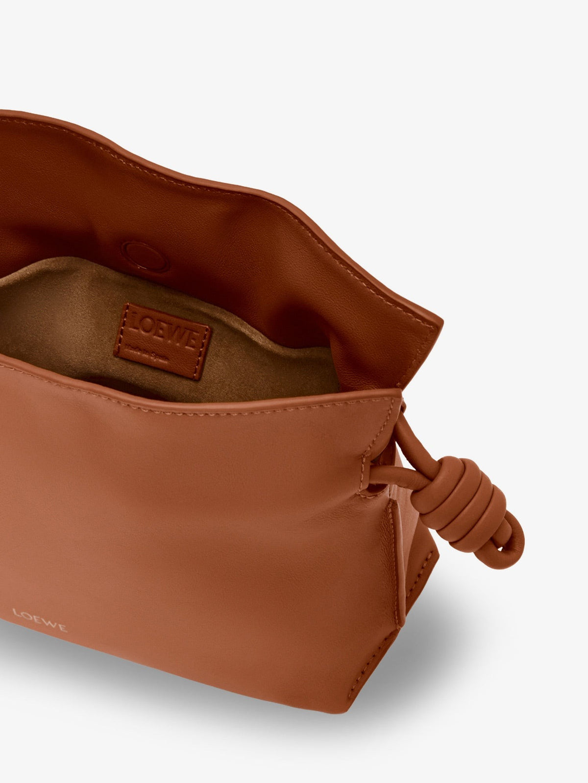 Flamenco clutch in nappa leather