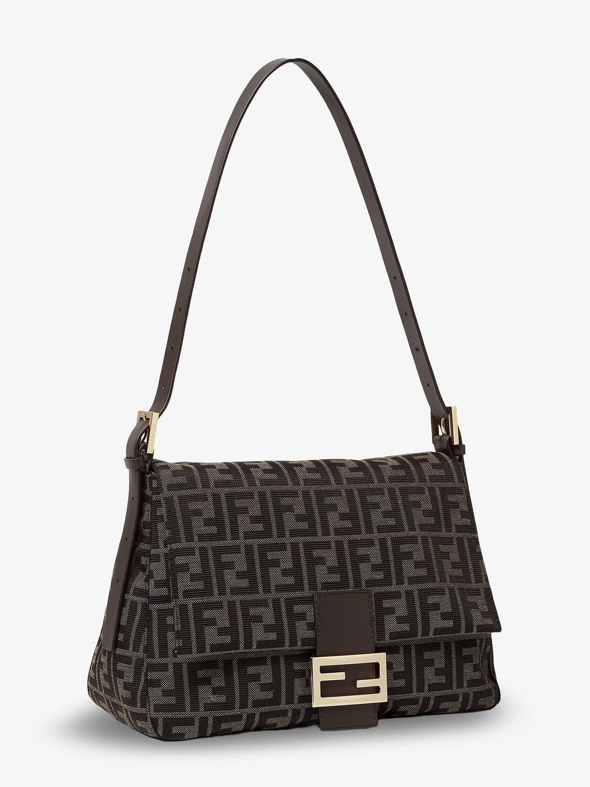 Flap 26325 FF Zucca Jacquard shoulder bag