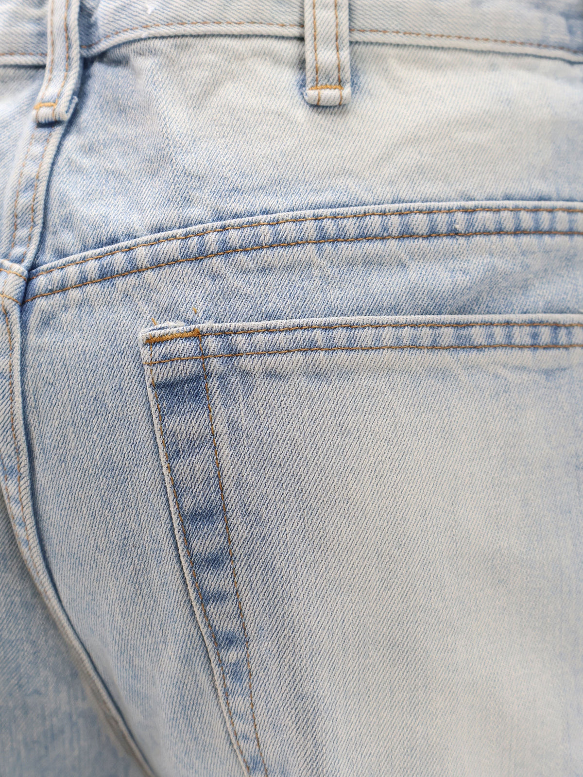 Flared-Leg cotton jeans