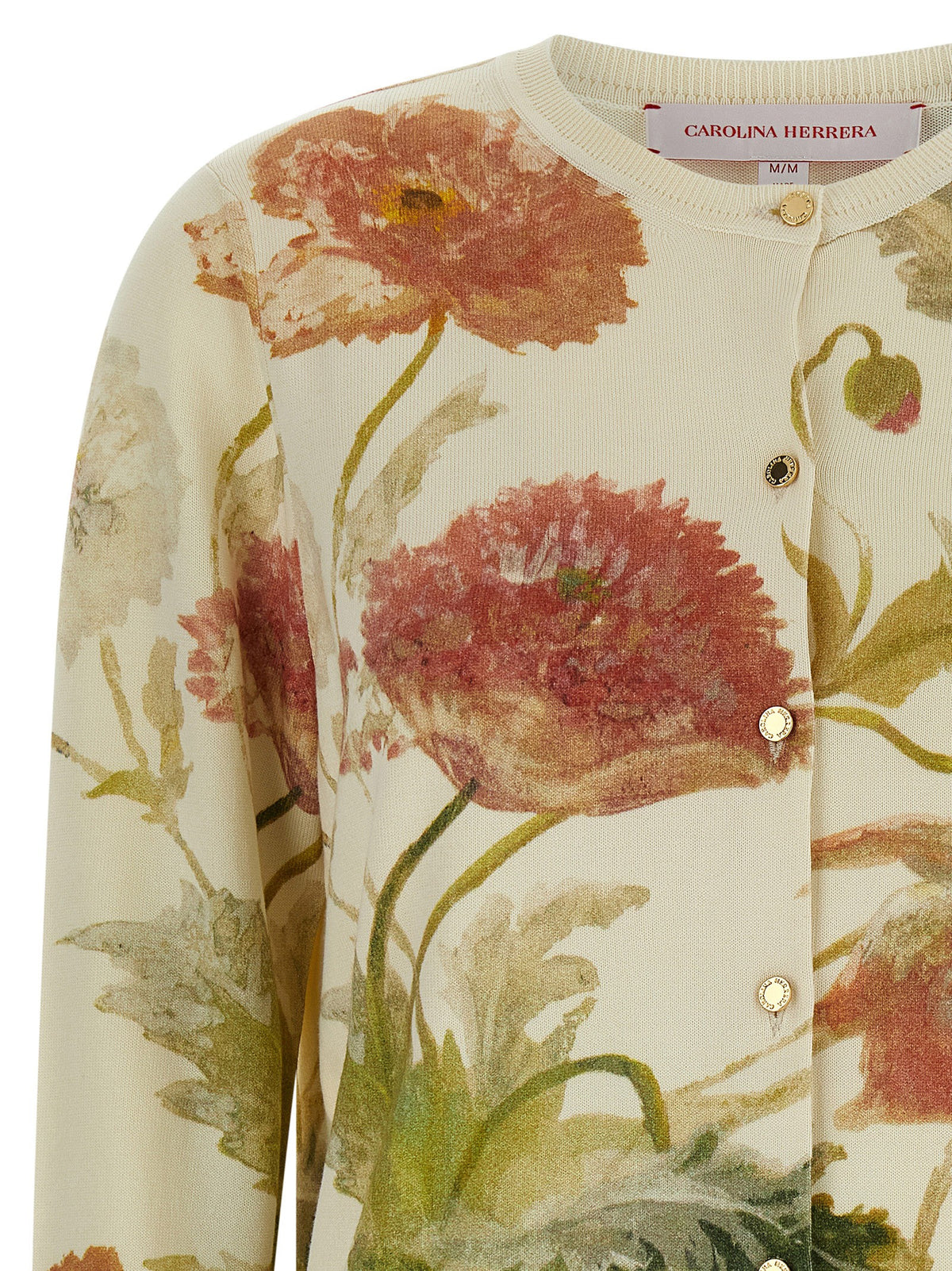 Floral print cardigan