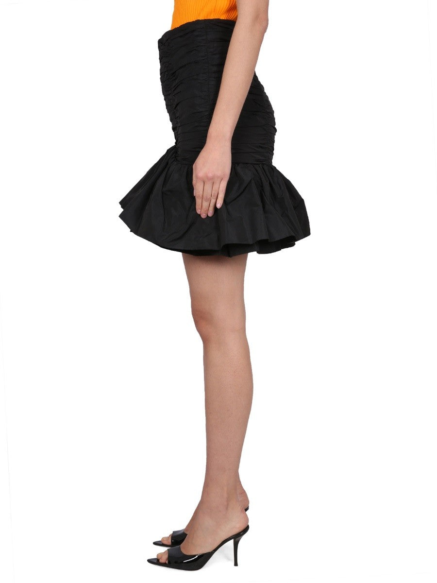 FLOUNCED MINI SKIRT