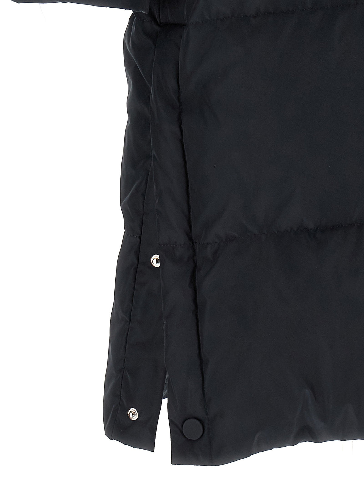 Fox fur finishing down jacket