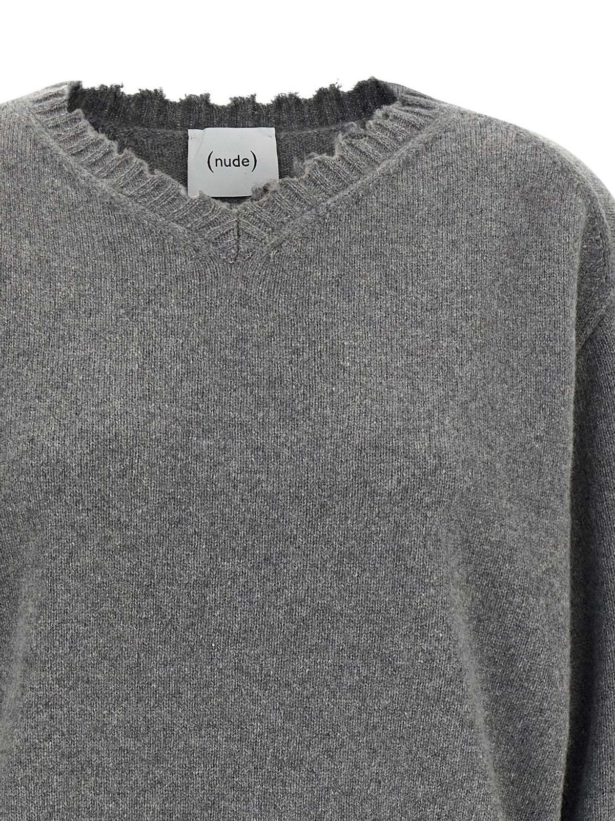Fringed hem sweater