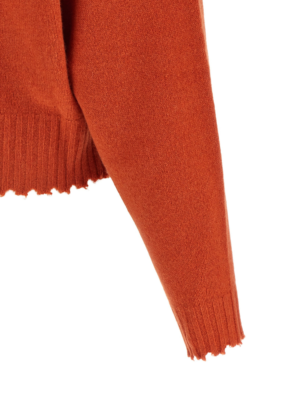 Fringed hem sweater