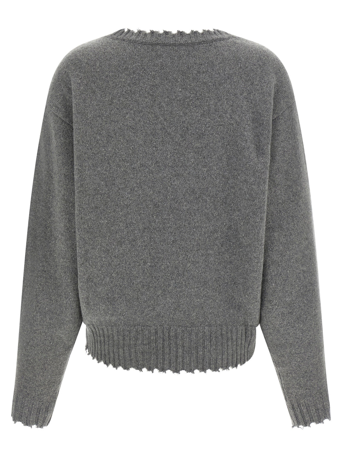 Fringed hem sweater