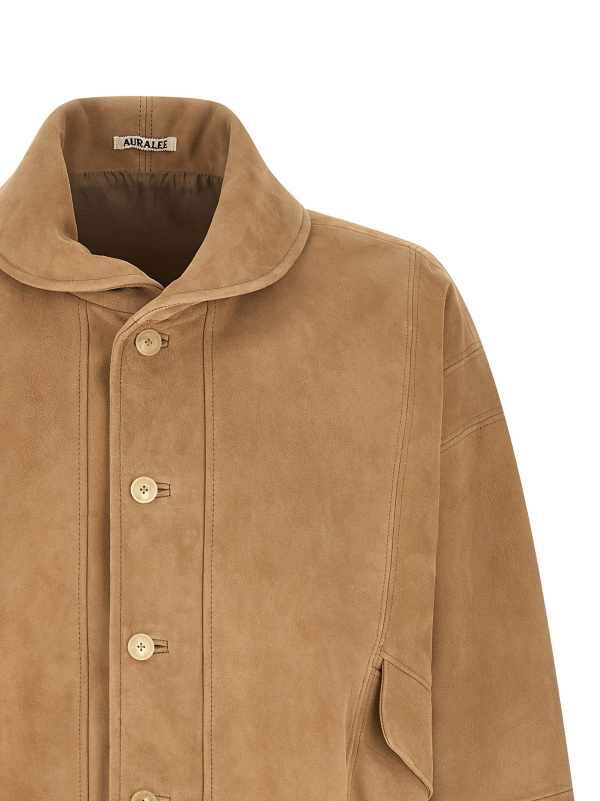 Full grain leather blouson
