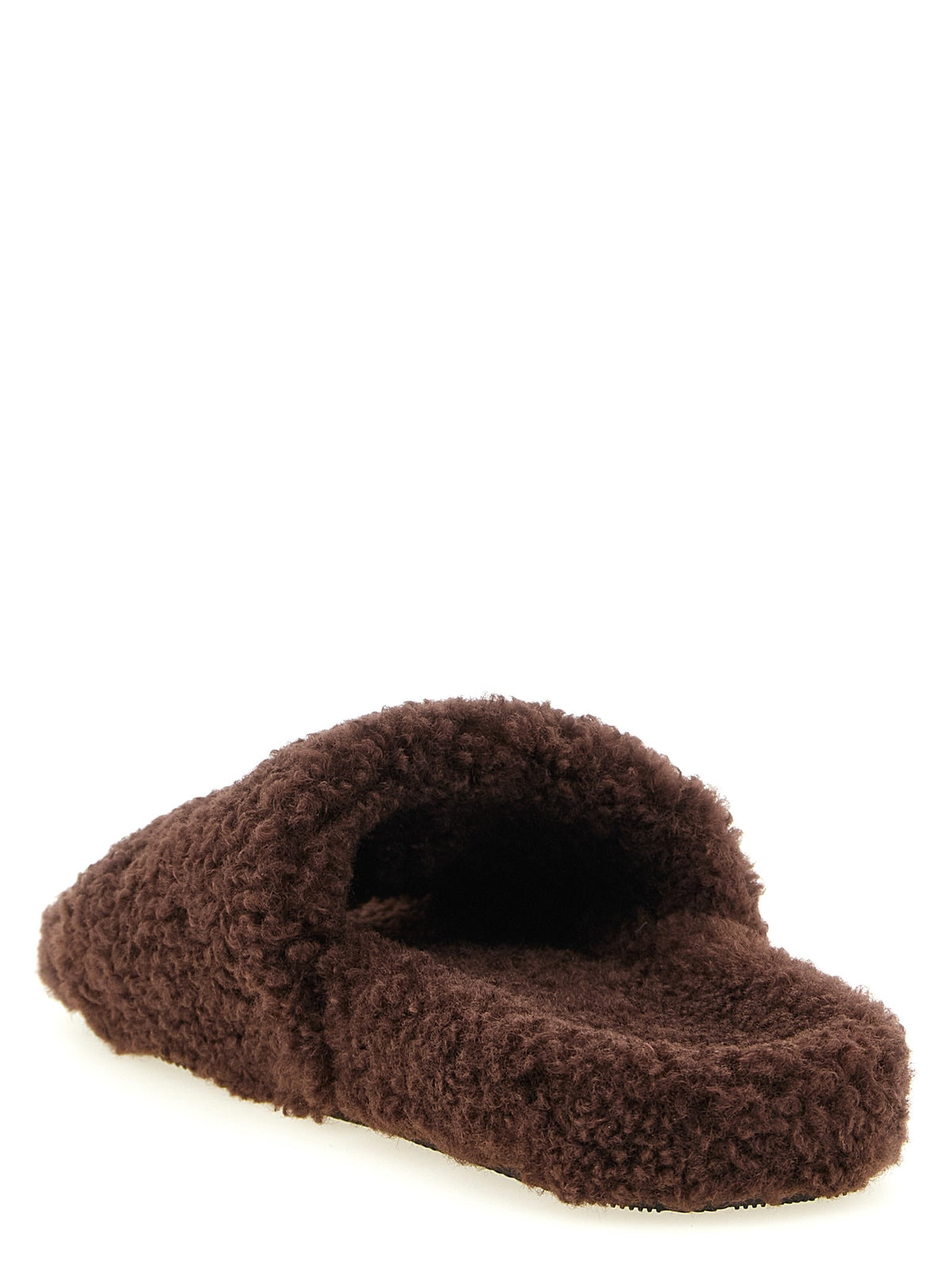 'Furry' open sandals