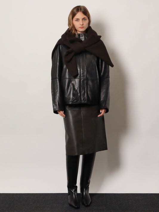 Gamma leather jacket