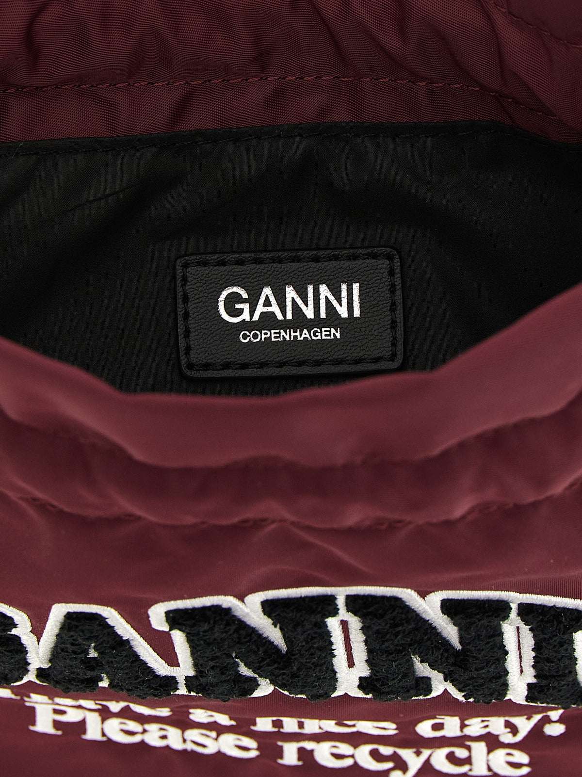 'Ganni Logo' pouch