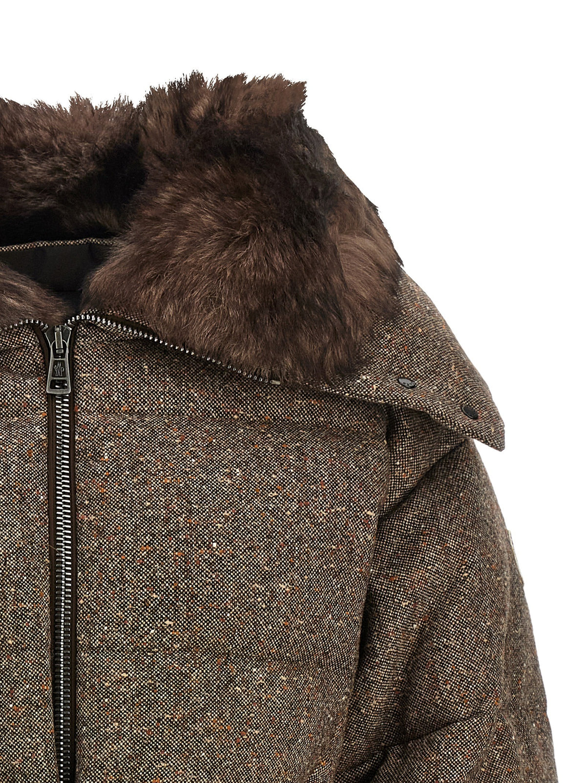 'Gelise' brown down jacket