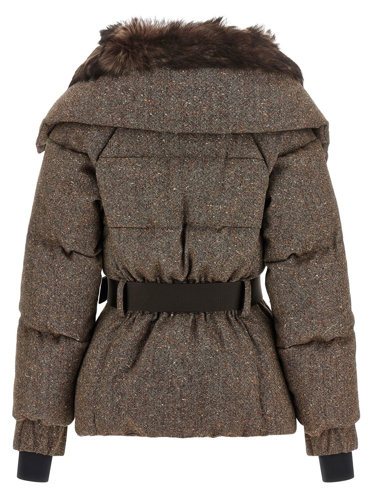 'Gelise' brown down jacket
