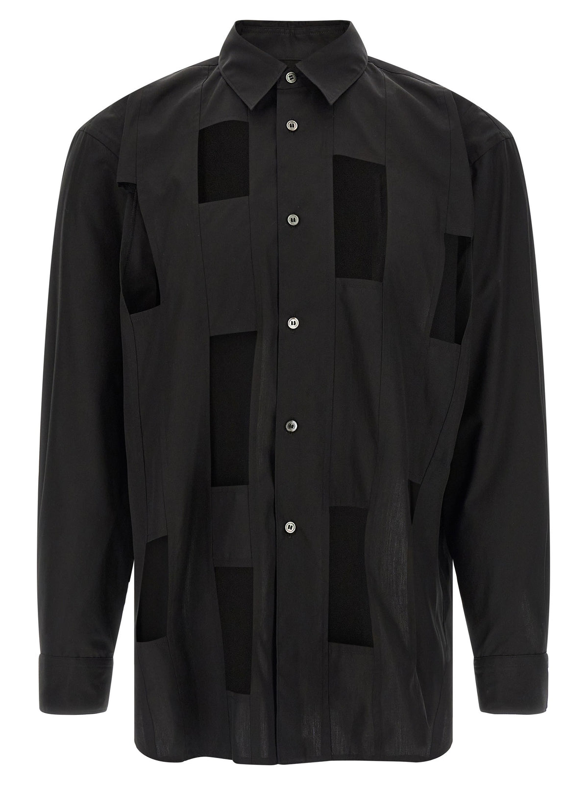 Geometric cut-out shirt