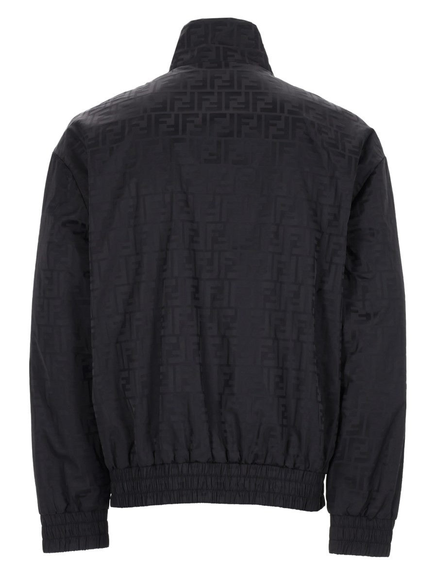 GIACCA BOMBER CON TRAMA "FF"