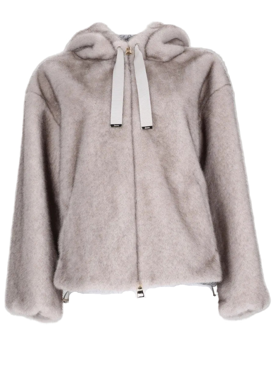 GIACCA BOMBER IN ECO-PELLICCIA