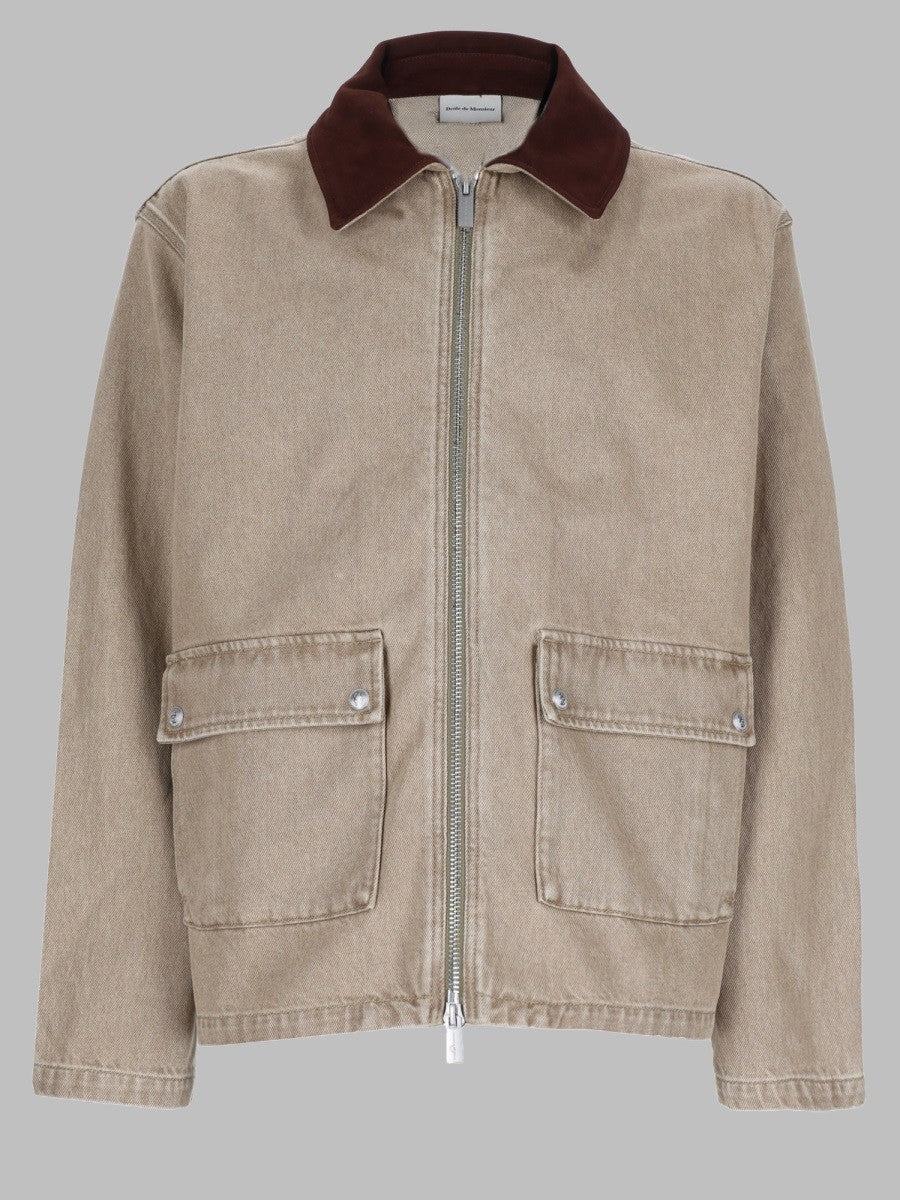 GIACCA IN DENIM CON ZIP