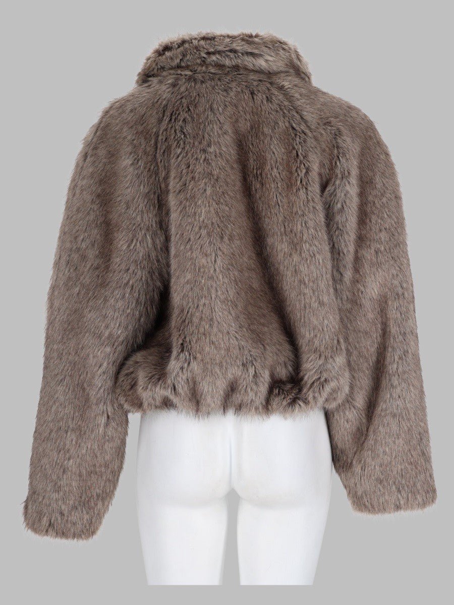 Giacca in Eco Pelliccia