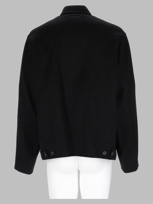 Giacca In Lana Double-Face Con Zip