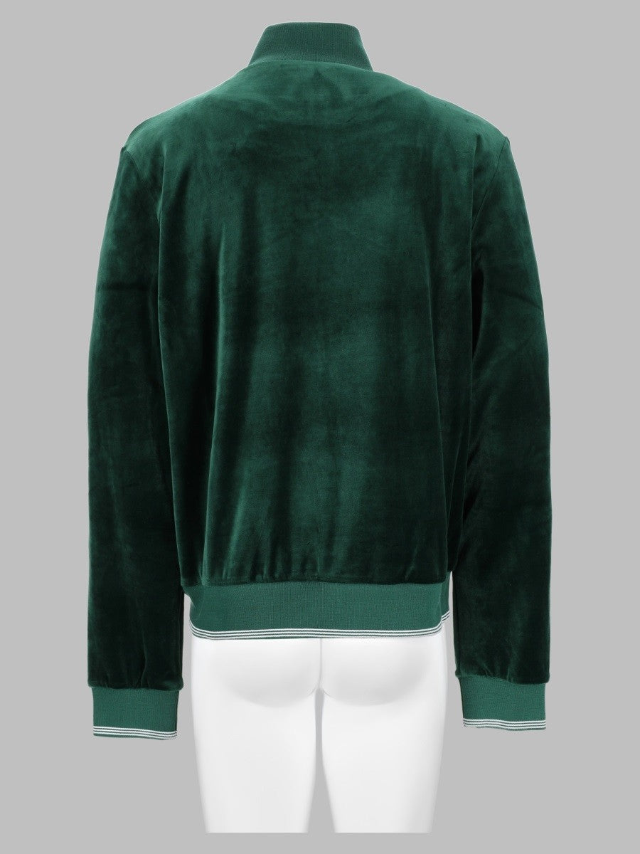 Giacca In Velluto Con Zip