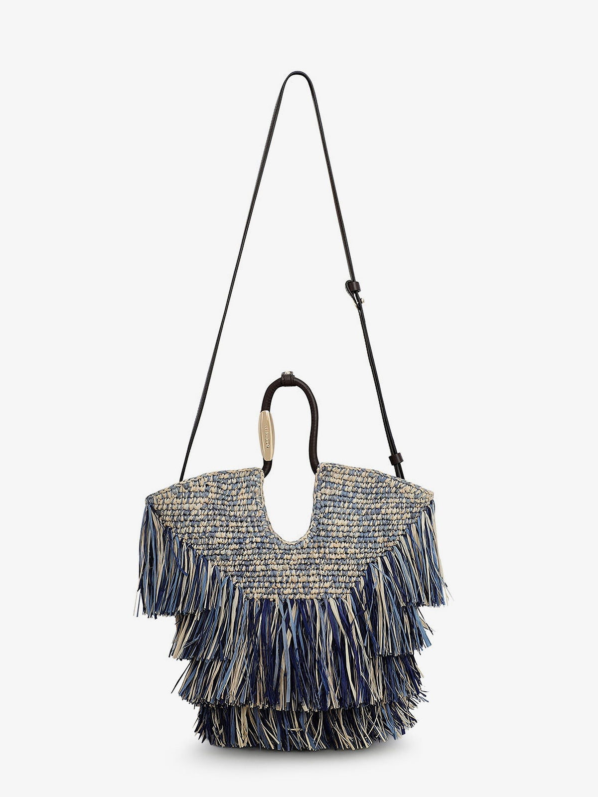 Goldentime raffia handbag