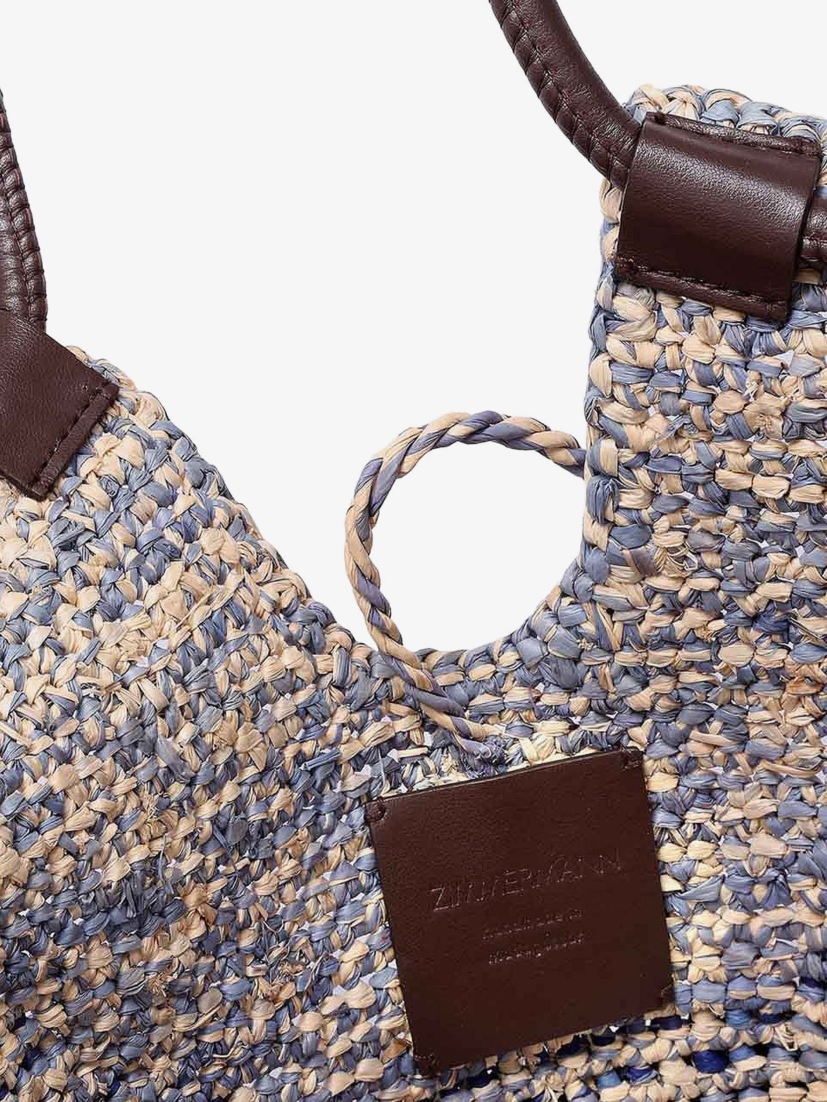 Goldentime raffia handbag