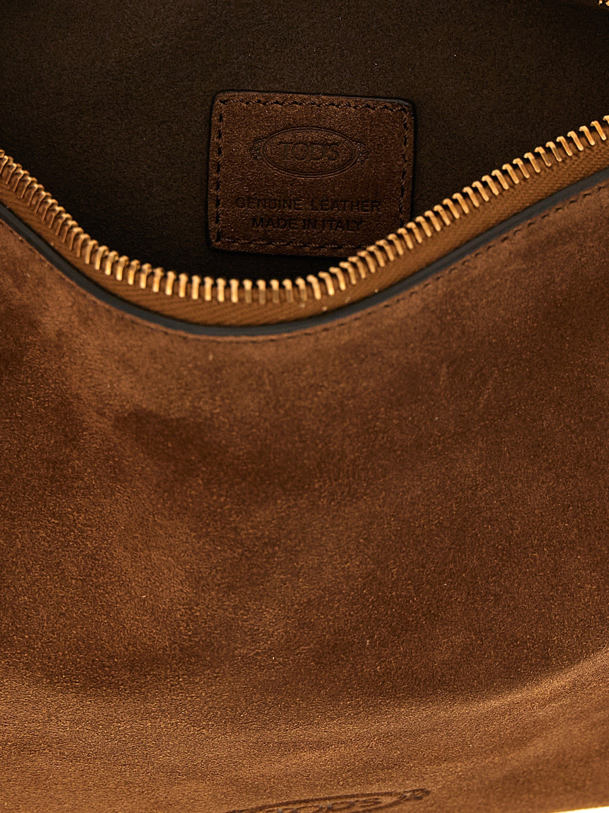 'Gommini' mini suede shoulder bag