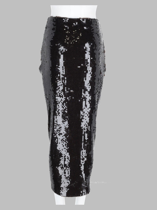 Gonna Annodata con Paillettes