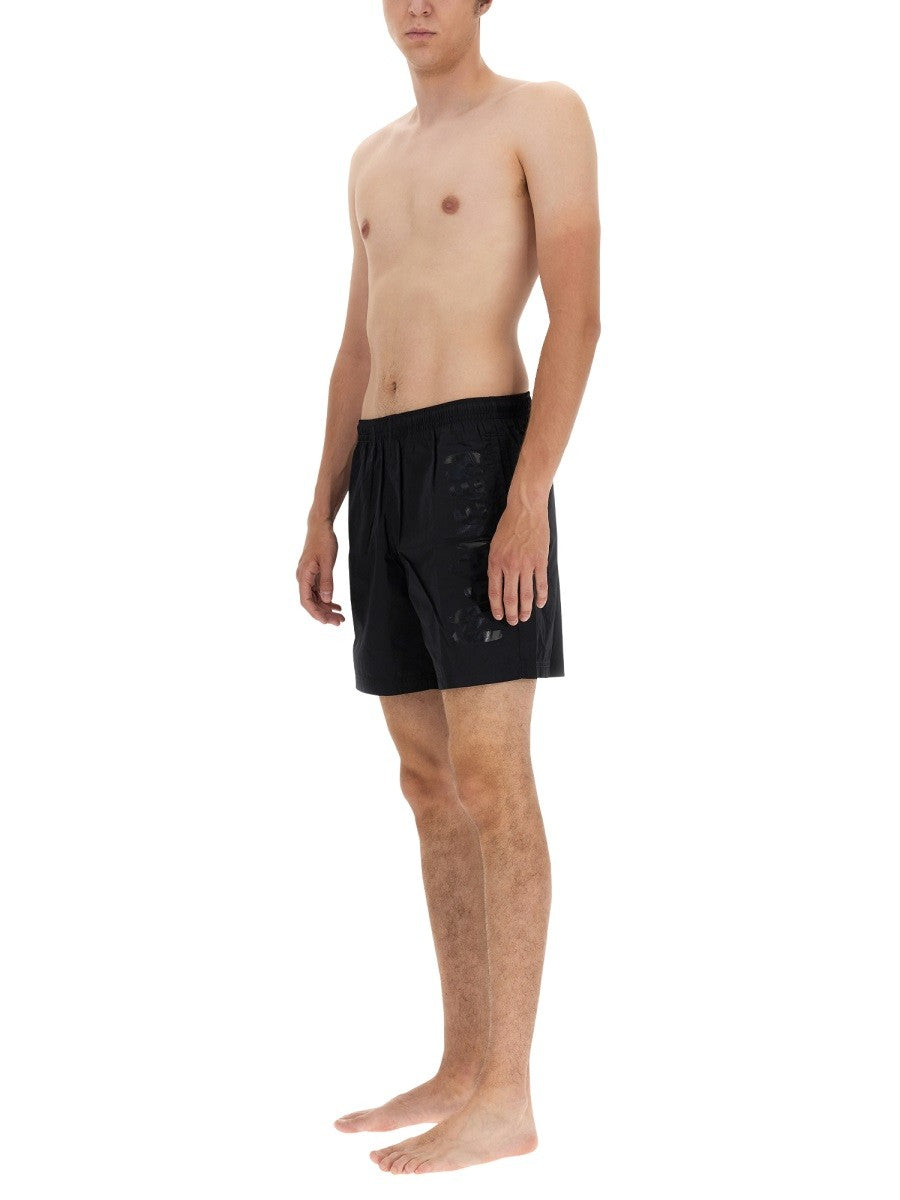 GRAFFITI LOGO SWIMSUIT