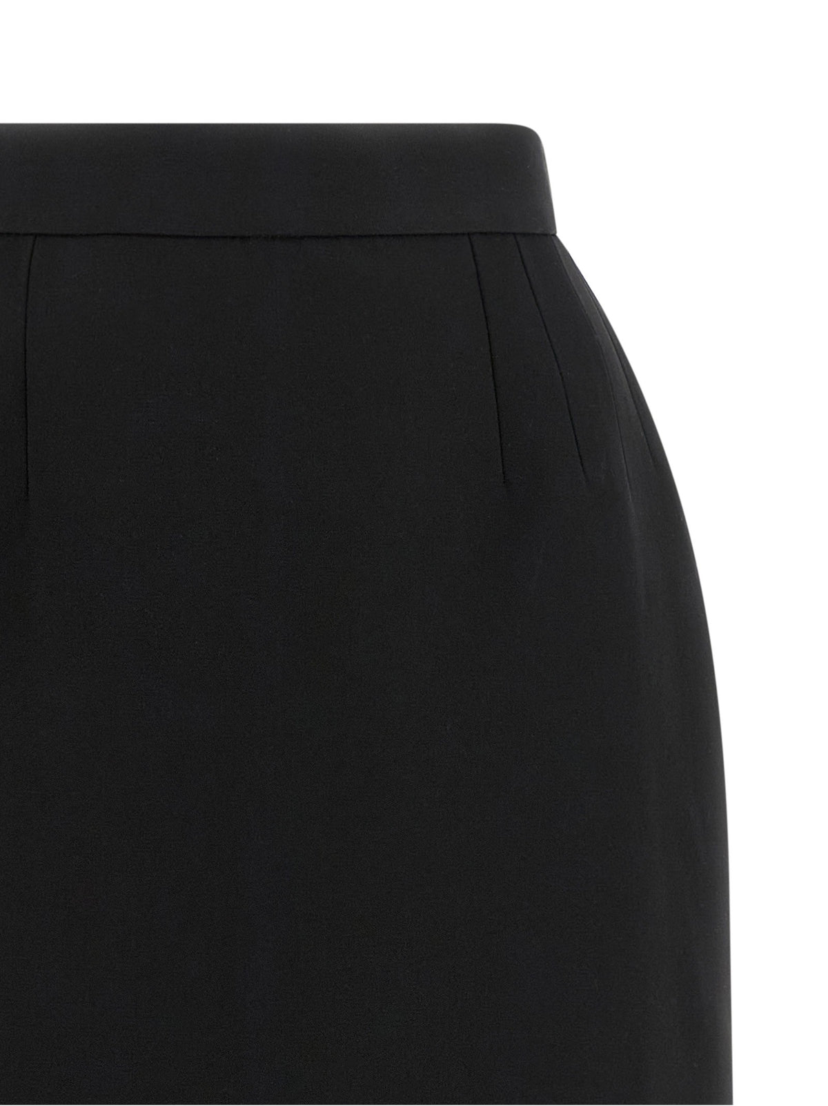 Grain De Poudre wool skirt