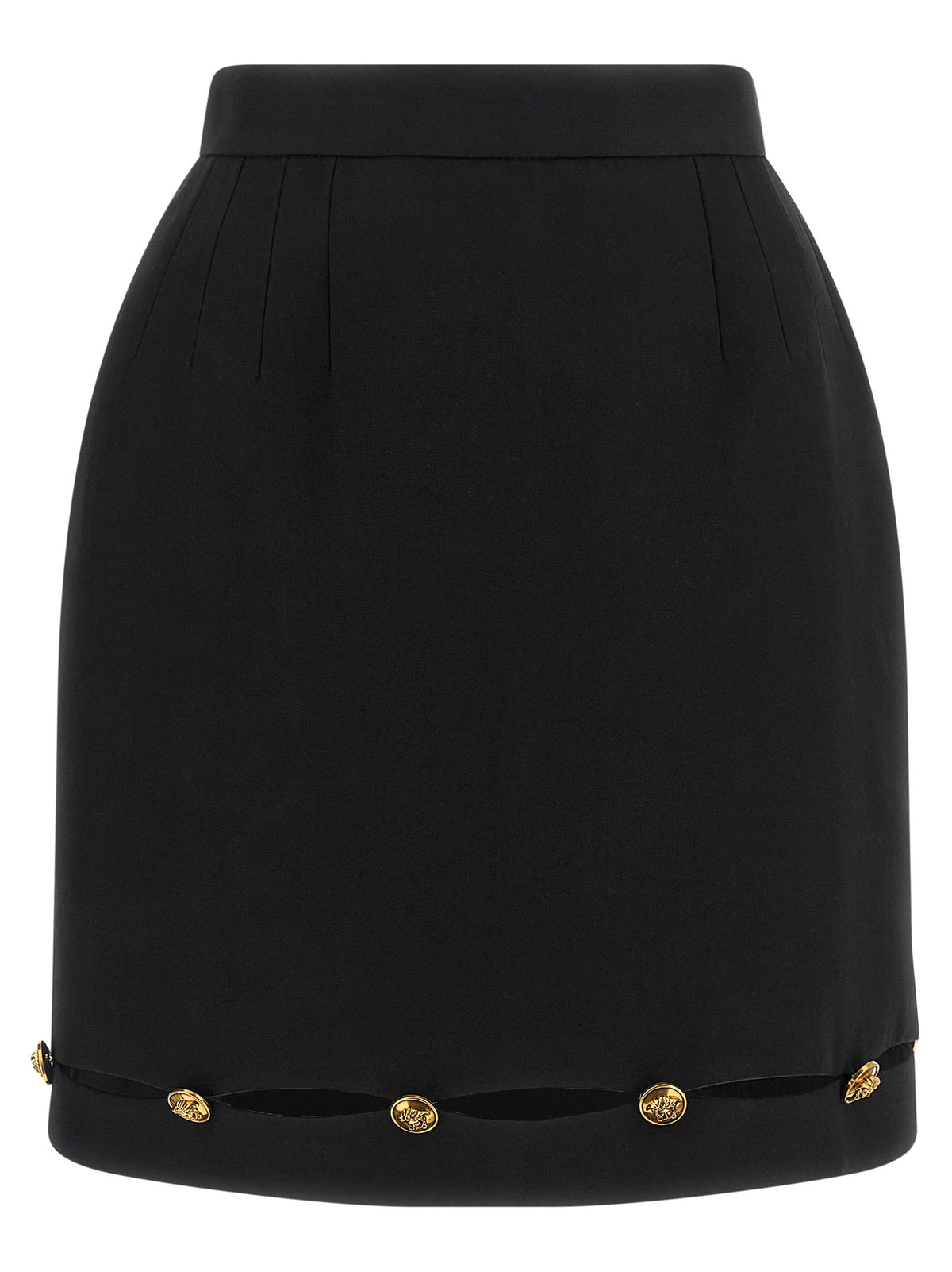 Grain De Poudre wool skirt