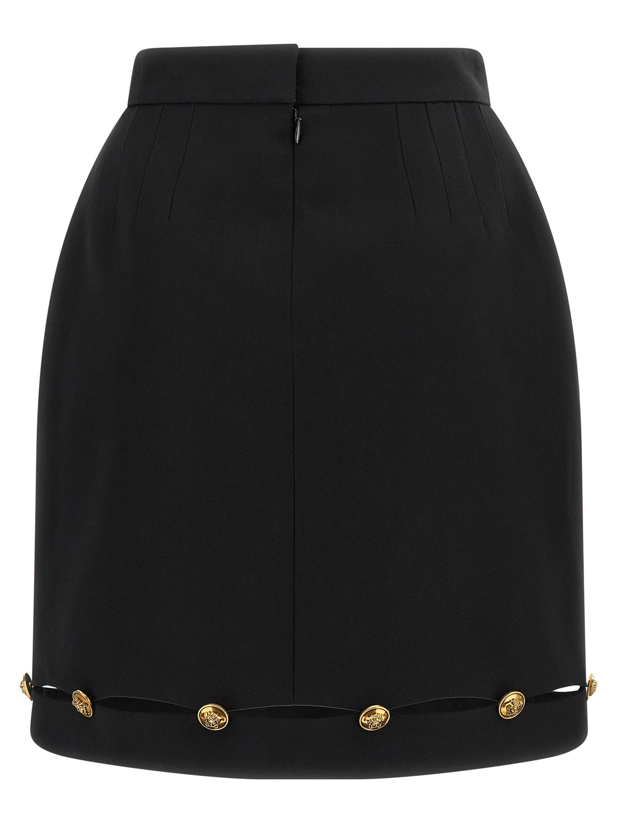 Grain De Poudre wool skirt
