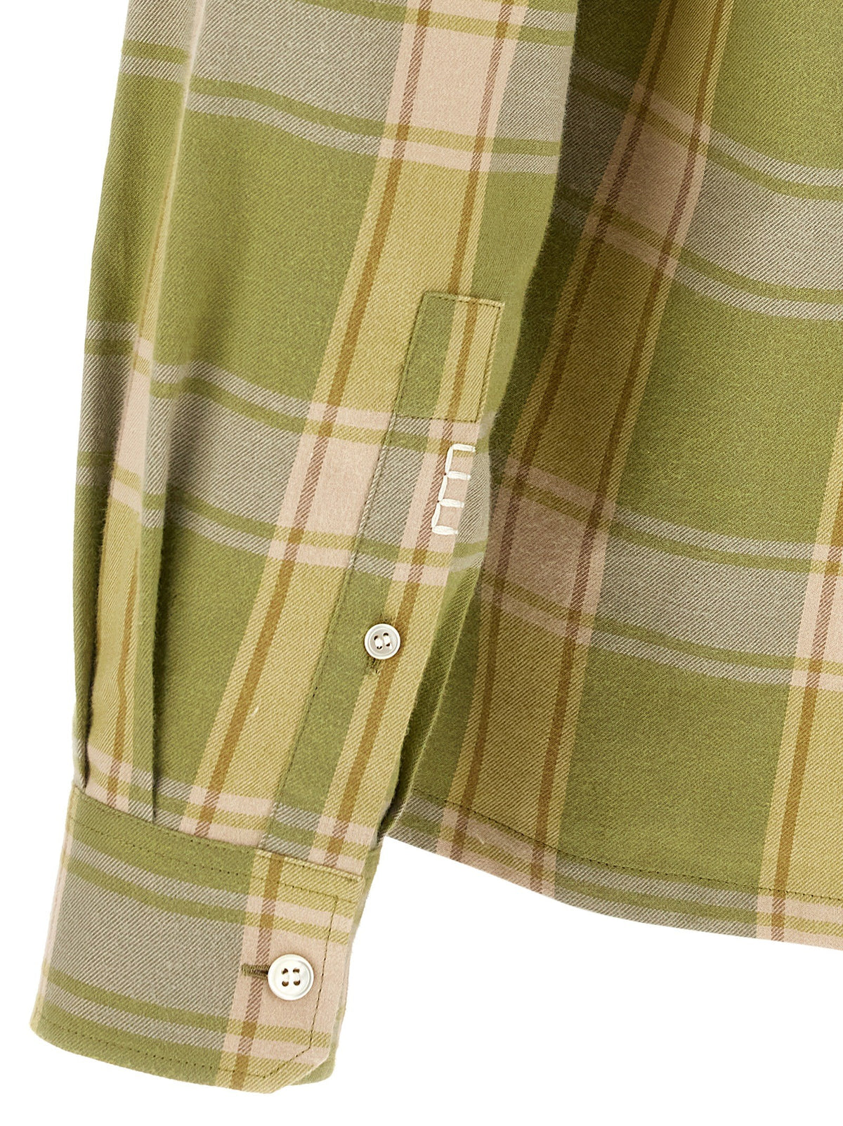 Green check shirt