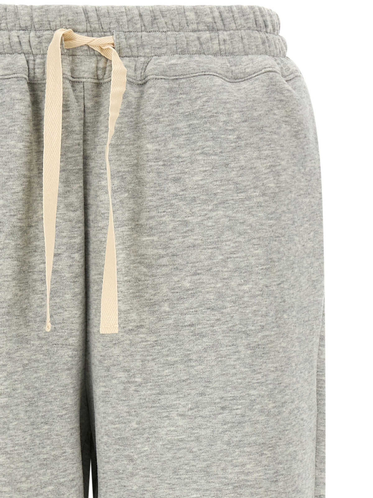 Grey scuba jersey joggers