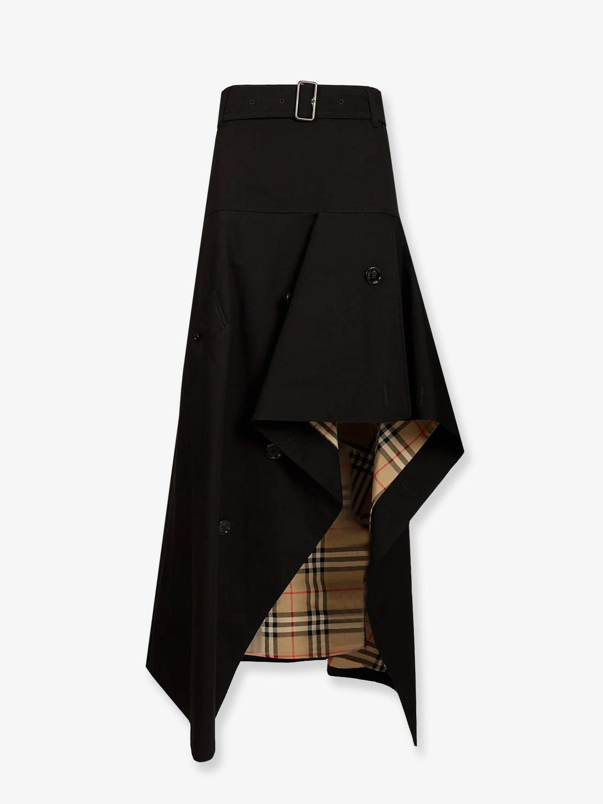 Heather Asymmetrical Trench Skirt