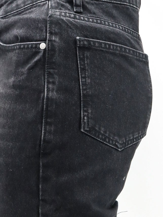 Heaton black denim jeans