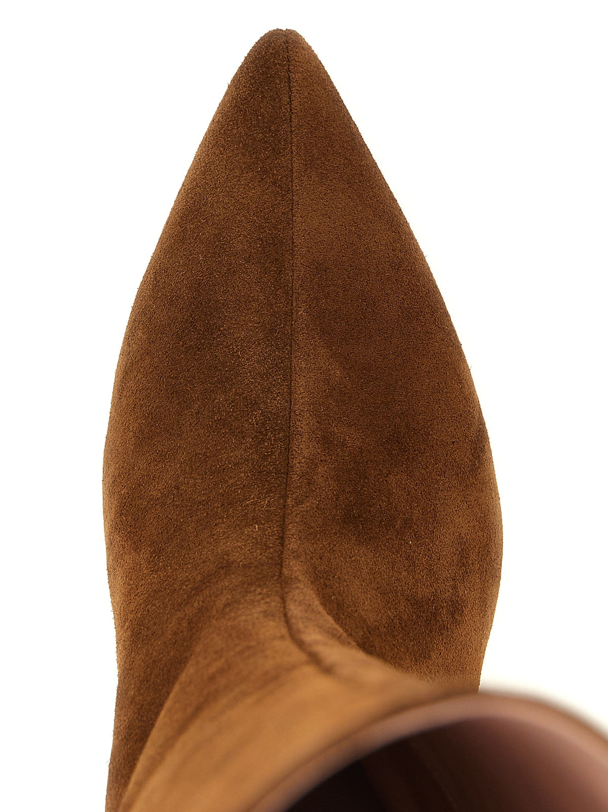 High suede boots