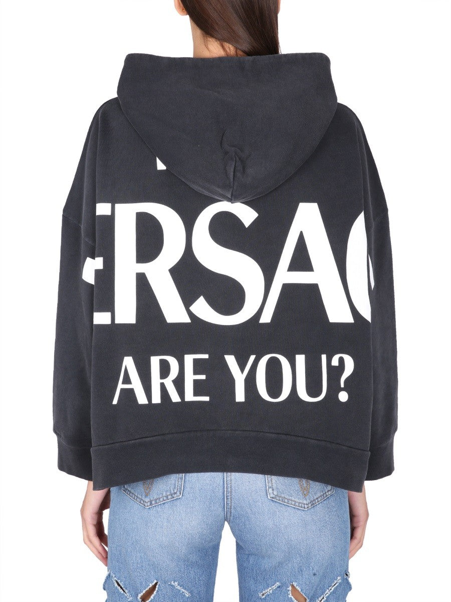 HOODED SWEATSHIRT WITH LOGO
