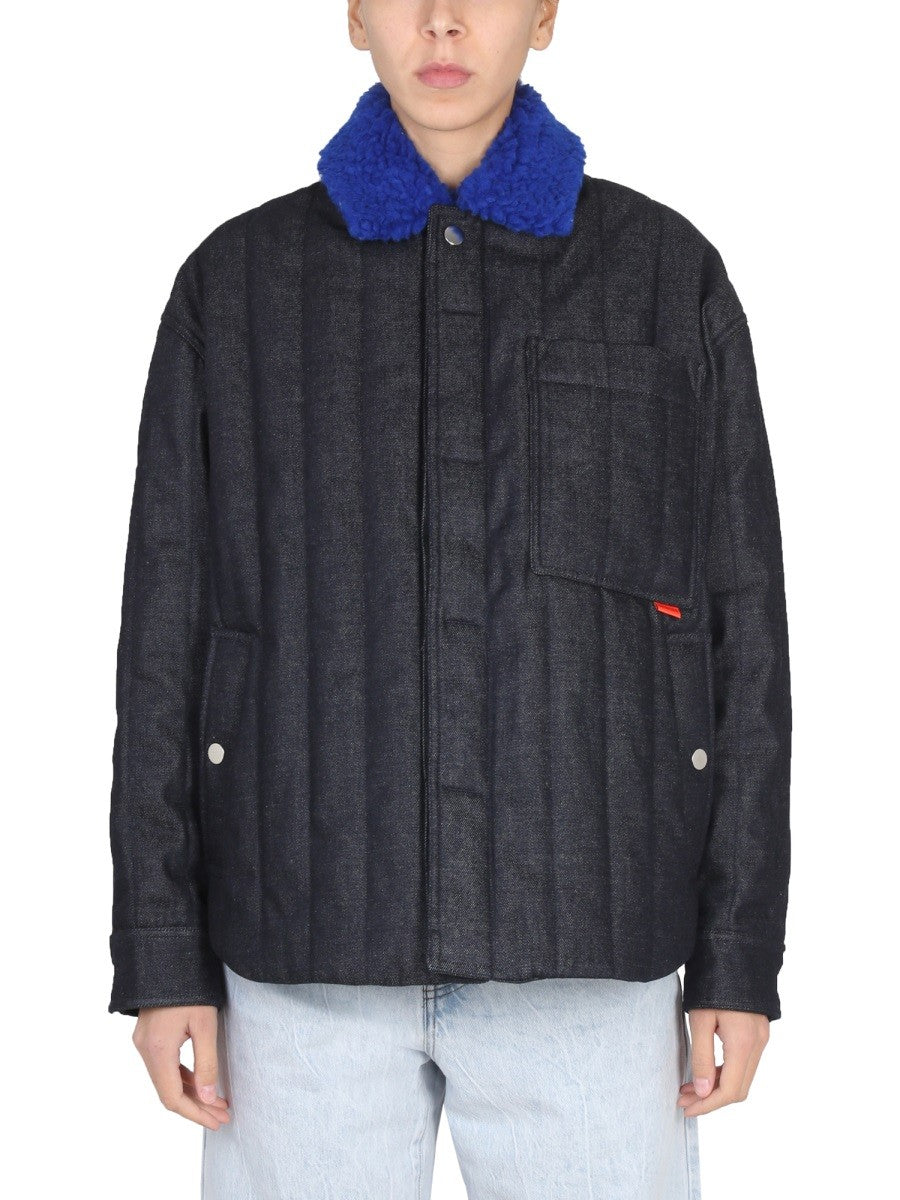 JACKET WITH FAUX FUR