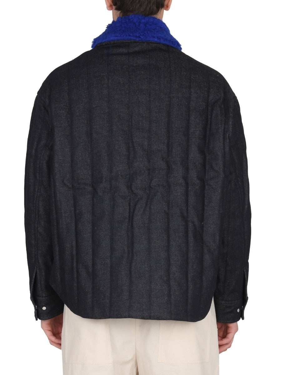 JACKET WITH FAUX FUR